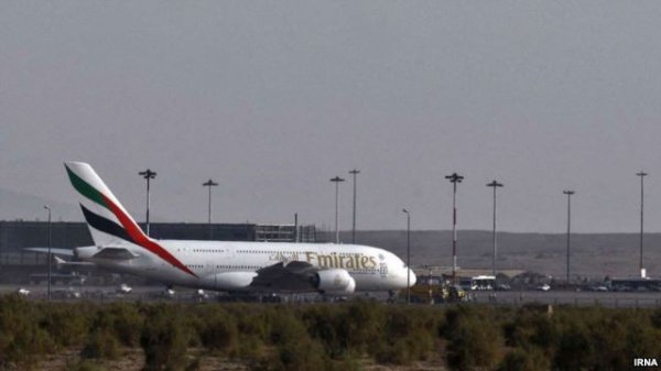 نخستین پرواز بزرگ‌ترین هواپیمای مسافربری جهان به تهران