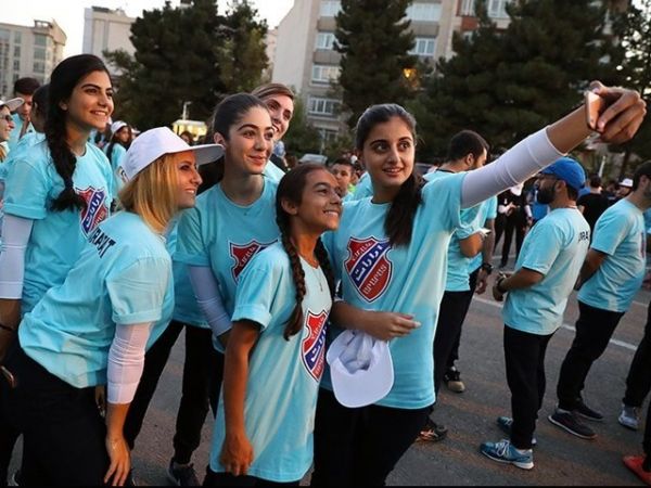 حجاب اختیاری در افتتاحیه بازی‌های المپیک ارامنه در تهران - تصاویر