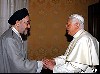 ملاقات خاتمی با پاپ در واتیکان