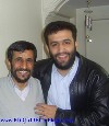 عکس احمدی نژاد و باجناقش احد قدمی از مداحان معروف