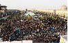 عکس هوایی استقبال از احمدی نژاد در اصفهان