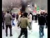 ویدیوهایی از درگیری ها و ناآرامی های امروز در خیابانهای تهران ۵ - به آتش کشیدن پایگاه بسیج