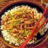 طرز تهیه مرغ تند تره فرنگی و بادام زمینی