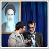 احمدی نژاد به انصاری: ایستادن شما اینجا کار زشتی است، بفرمایید