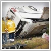 اتوبوس ایرانی در ترکیه واژگون شد