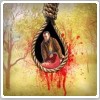 قاتل دختر جوان خود را دار زد