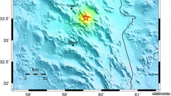 وقوع زلزله پنج و نیم ریشتری در شرق ایران