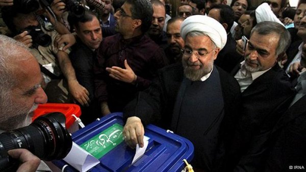حسن روحانی پیروز انتخابات ریاست‌جمهوری ایران شد