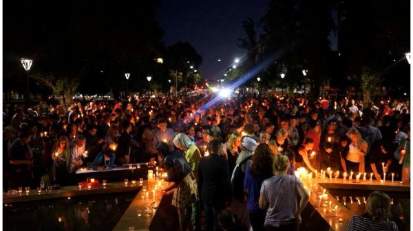صدها شمع در گوشه و کنار استرالیا به یاد رضا براتی