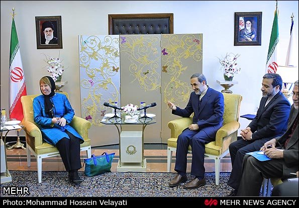 دیدار اشتون با مقام‌های ایرانی