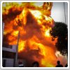 یک انبار بزرگ روغن در قزوین دچار آتش سوزی مهیبی شد