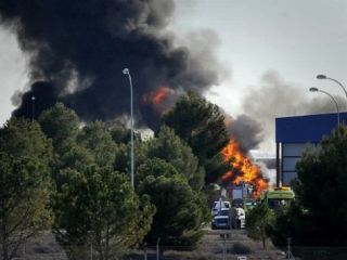 سقوط جنگنده یونانی در اسپانیا ۱۰ کشته به جا گذاشت