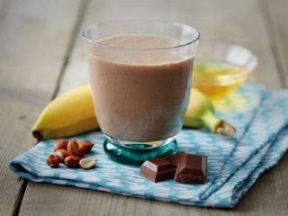 اسموتی موز، شکلات و کره بادام زمینی