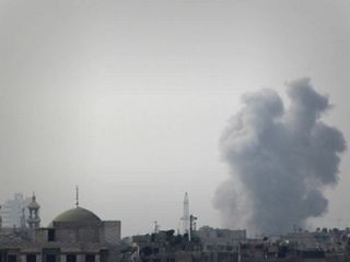 پایتخت سوریه هدف پرتاب موشک‌ و شلیک خمپاره قرار گرفت