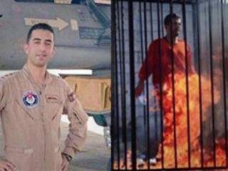 اقدام دیوانه وار داعش؛ پخش ویدیوی سوزاندن «معاذ الکساسبه» در کوچه و خیابان های موصل