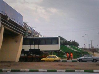 حادثه عجیب برای واگن های تازه ترخیص مونوریل قم