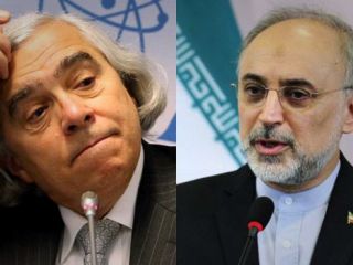 رئیس سازمان انرژی اتمی ایران و وزیر انرژی آمریکا مذاکره کردند