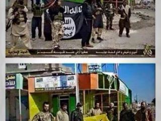 ضدحال نیروهای مردمی عراق به داعش در تکریت