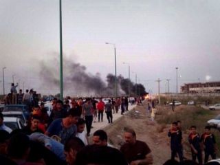 درگیری در حاشیه مسابقه فوتبال در اهواز