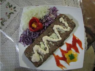 خوراک گوشت قالبی