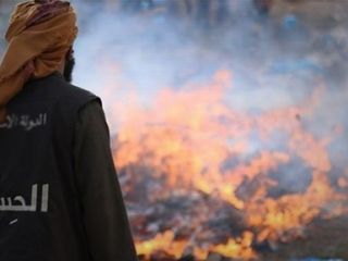 داعش مرغ های آمریکایی را سوزاند