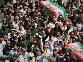 جنازه هفت پاکستانی کشته‌شده در جنگ داخلی سوریه در قم دفن شد