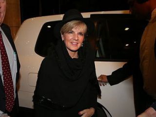 حجاب وزیر خارجه استرالیا در ایران + عکس