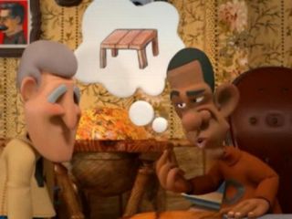 گزینه های روی میز؛ پخش انیمیشنی از تلویزیون ایران در تمسخر اوباما و کری + ویدیو