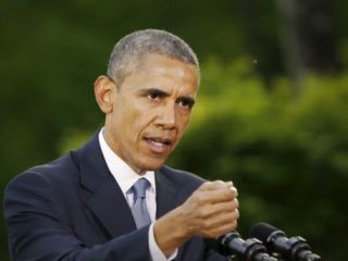 اوباما: کنار متحدان آمریکا در خلیج فارس برابر حمله خارجی می‌ایستیم