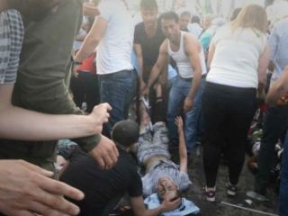 دو کشته و بیش از ۱۰۰ زخمی در انفجار در تجمع انتخاباتی منتقدان اردوغان