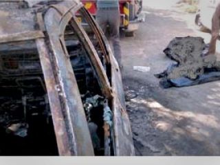 مرد جوان اجساد پدر و مادرش را آتش زد