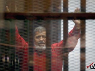 محمد مرسی در لباس اعدام