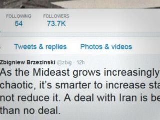 برژینسکی با اشاره به وضعیت خاورمیانه خواستار توافق اتمی با ایران شد