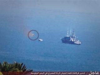 حمله موشکی داعش به نیروی دریایی مصر