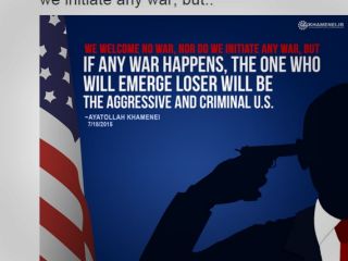 خامنه‌ای در توییتر خود عکس اوباما در حال خودکشی را منتشر کرد