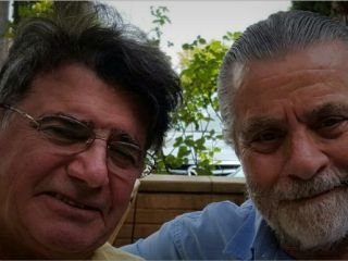 عکس روز: بهروز وثوقی و محمدرضا شجریان در کنار یکدیگر