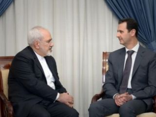ظریف با بشار اسد در دمشق دیدار کرد