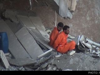 داعش دو نفر را با دینامیت منفجر کرد