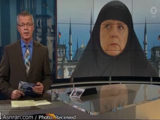 ماجرای چادری شدن مرکل!