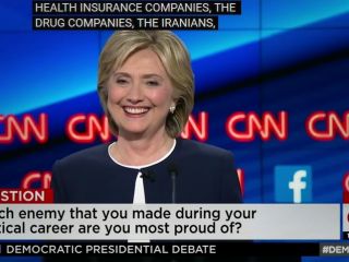 هیلاری کلینتون: به دشمنی ایرانی‌ها با خود افتخار می‌کنم + ویدیو