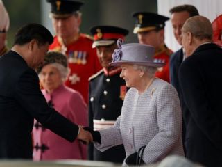 دیدار رسمی رئیس جمهوری چین از بریتانیا آغاز شد