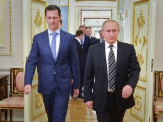 بشار اسد در مسکو با ولادیمیر پوتین دیدار کرد