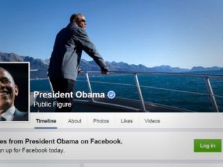 اوباما صفحه فیسبوک خود را راه اندازی کرد