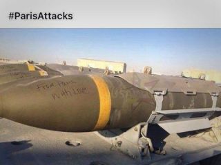 هدیه عاشقانه پاریس برای داعش!