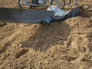 فرماندار شوش: پهپاد سقوط کرده، ایرانی است/ نقص فنی، علت سقوط (+عکس)