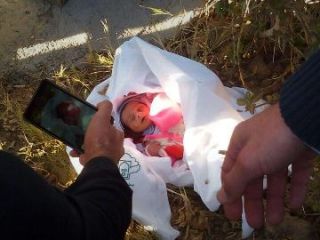 پیدا شدن نوزاد دو روزه در میبد