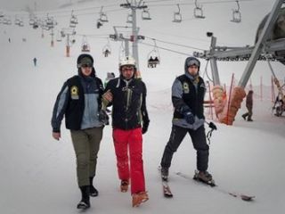 ورود زنان پلیس به پیست های اسکی تهران