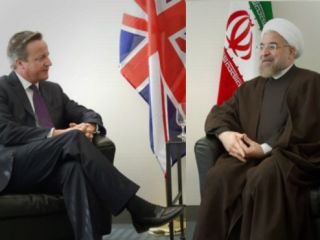 روحانی و کامرون درباره افزایش روابط به سطح سفیر تلفنی گفت‌وگو کردند