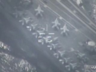 پهپاد و زیردریایی ارتش ایران 'از ناو آمریکایی تصویربرداری کرده‌اند'