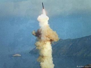 آزمایش موشک میان‌قاره‌ای آمریکا در کالیفرنیا.